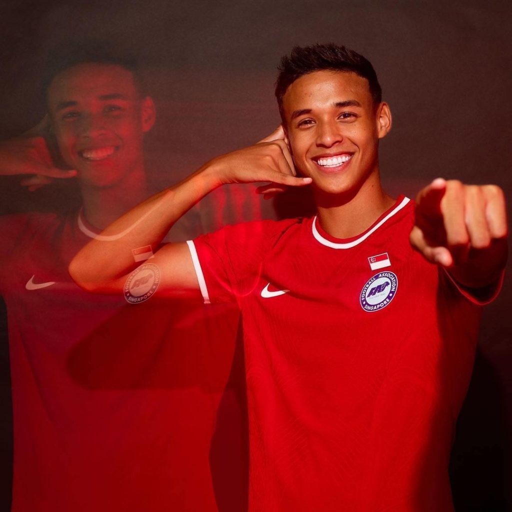 Ilhan Fandi bela timnas Singapura di Piala AFF 2022 (Foto: Instagram @ilhanfa)