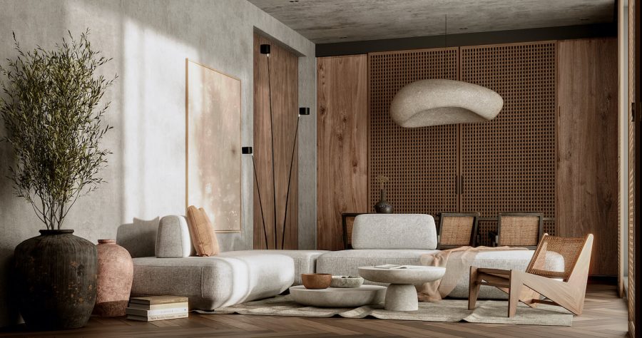 Desain interior wabi sabi (Foto: Amazing Architecture)