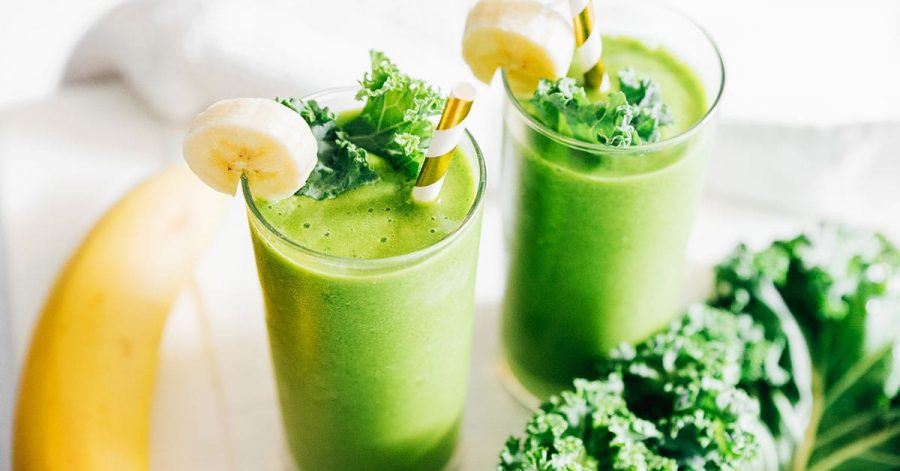 Smoothie kale pisang nanas (Foto: Live Eat Learn)