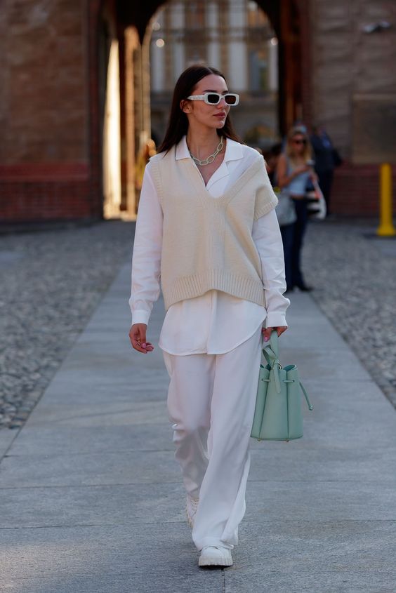 All white outfit (Foto: Pinterest)