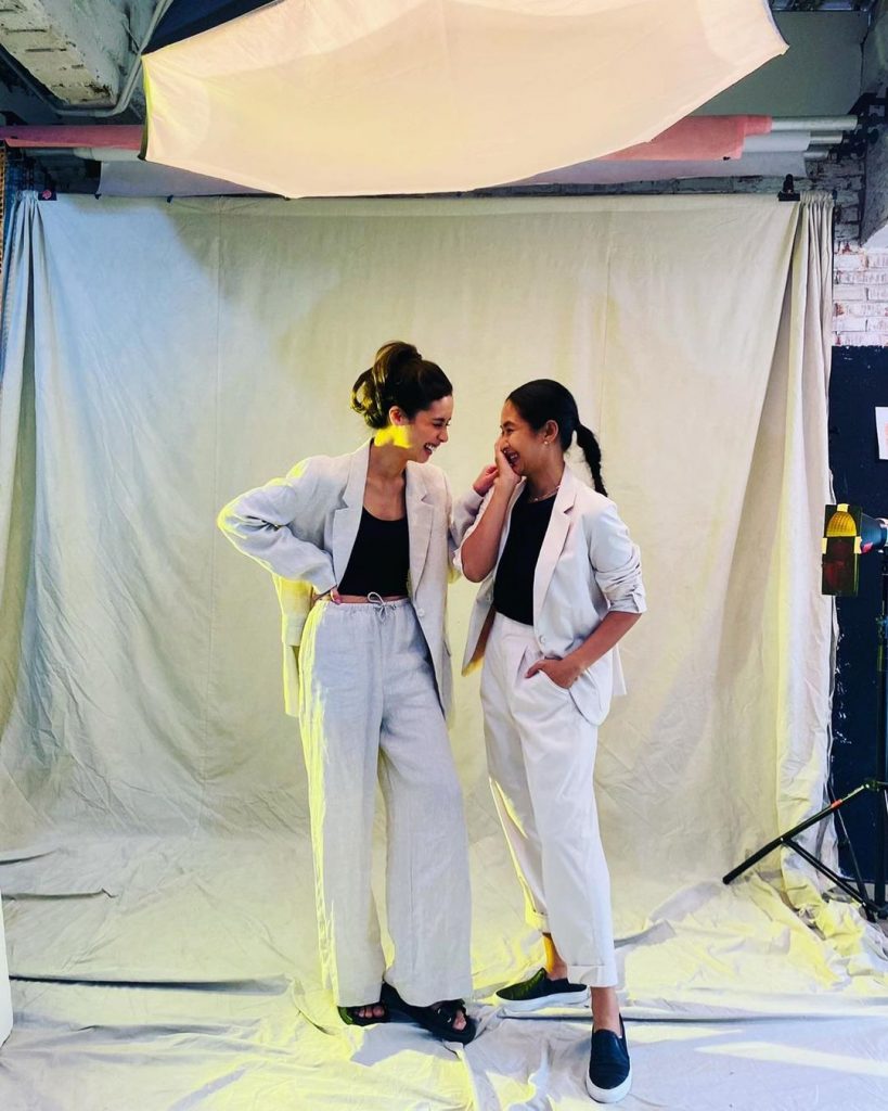 Marsha Timothy & Happy Salma (Foto: Instagram @marshatimothy)