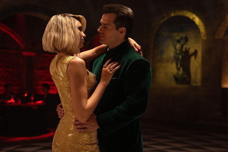Dua Lipa dan Henry Cavill dalam film Argylle (Foto: Elle)