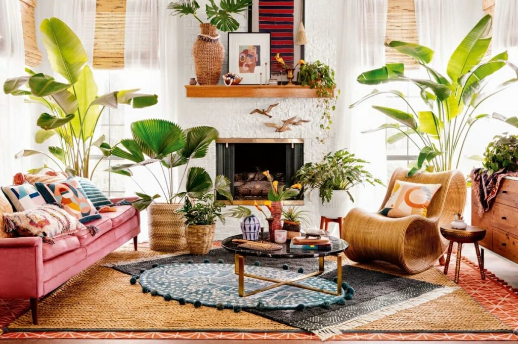 Desain interior bohemian (Foto: Decorilla)