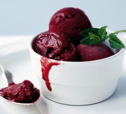 Es krim sorbet (Foto: BBC Good Food)