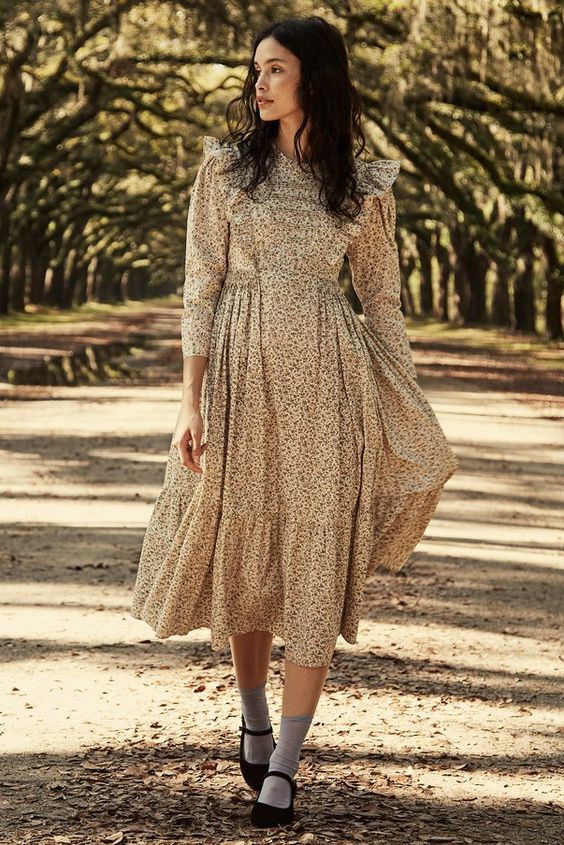 Ruffle dress vintage (Foto: Pinterest)