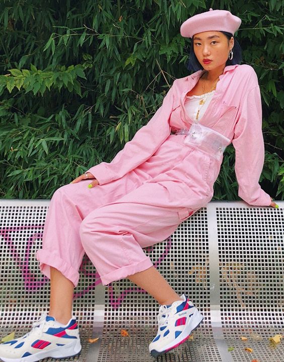 Padu padan outfit warna pastel pink (Foto: Pinterest)