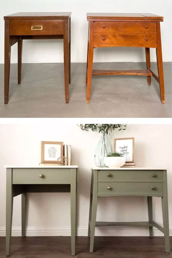 Make over perabotan antik (Foto: Pinterest)