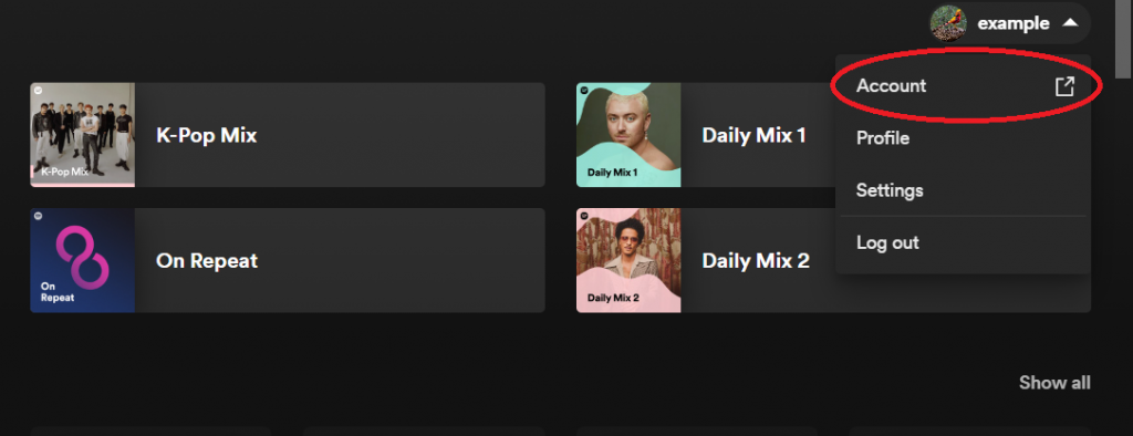 Langkah mengembalikan playlist Spotify 