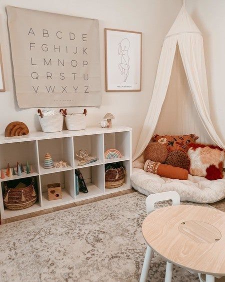 Ruang bermain anak sekaligus ruang belajar (Foto: Pinterest)