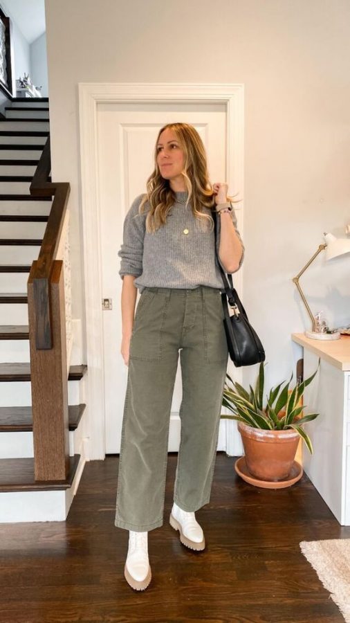 Padu padan outfit evergreen fog (Foto: Pinterest)