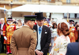 Penyelenggaraan garden party di Buckingham Palace (Foto: Twitter @KensingtonRoyal)