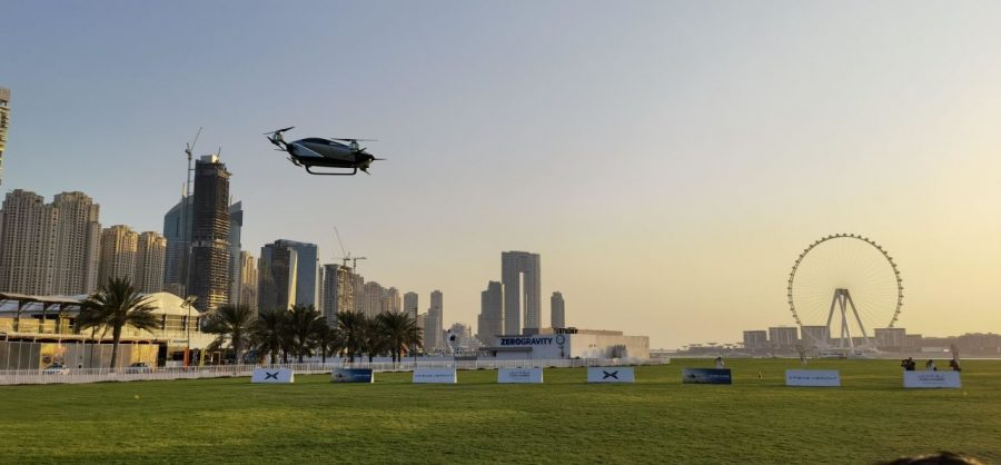 Konsep desain vertiport di Dubai (Foto: Fosters + Partners)