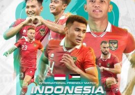 Laga persahabatan Indonesia vs Palestina (Foto: PSSI)
