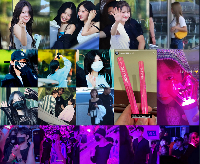 Deretan idol K-Pop dan selebriti yang hadiri konser Taeyeon SNSD (Foto: Twitter)
