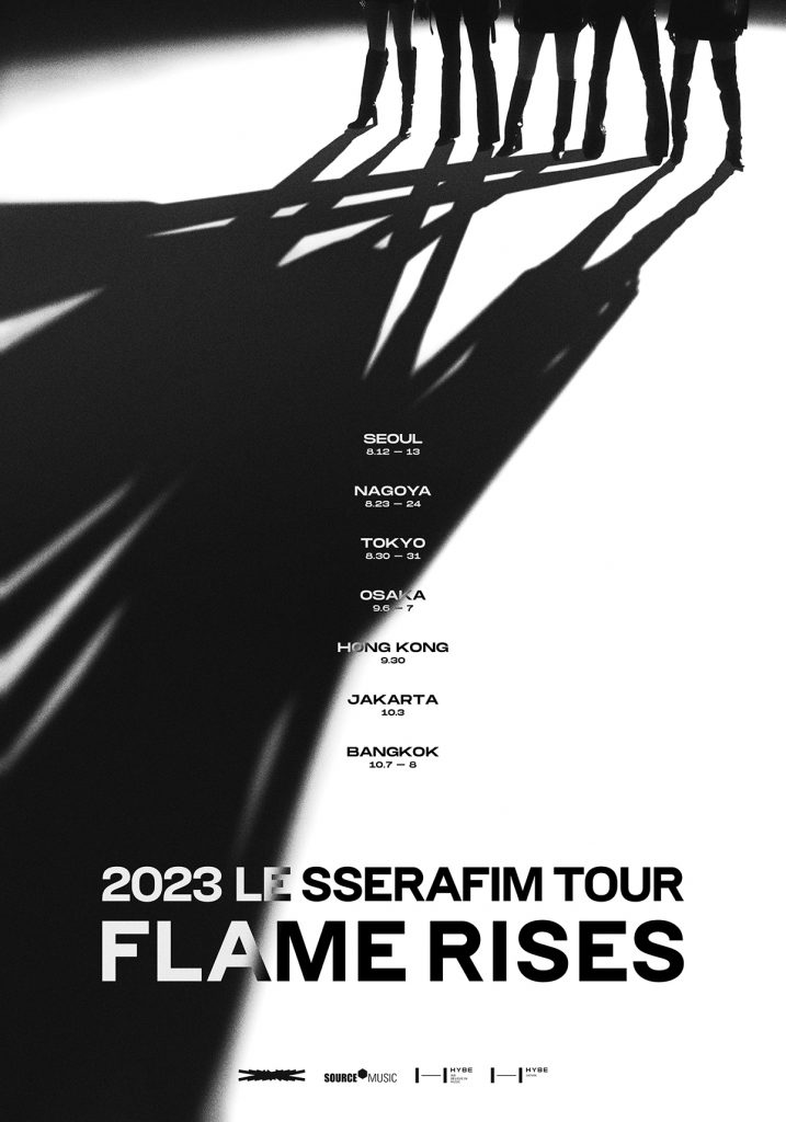 LE SSERAFIM akan gelar tur dunia pertama (Foto: Source Music)