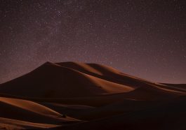 Gurun pasir di malam hari (Pexels)