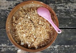 Ilustrasi nasi tiwul