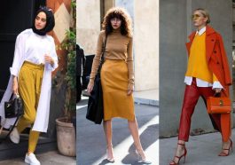Inspirasi Outfit warna gold