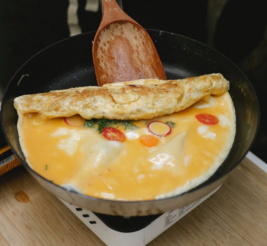 Ilustrasi omelet. Pexels
