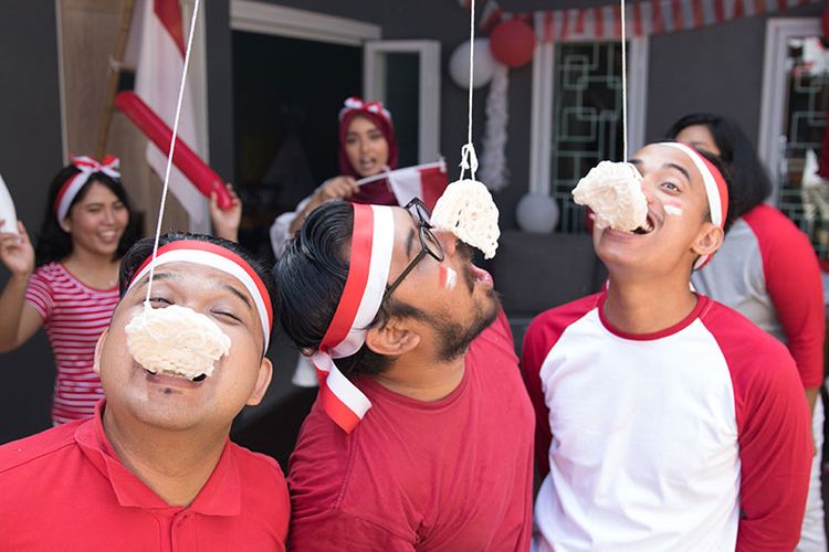 Pakaian sporty untuk hari kemerdekaan