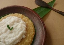 Ilustrasi bubur merah putih