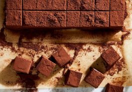 Ilustrasi truffle cokelat