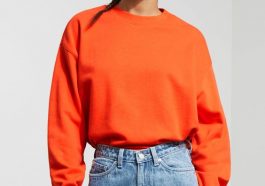 Ilustrasi outfit warna orange