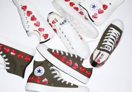 Converse x Comme des Garcons PLAY. Credit: Hybebeast