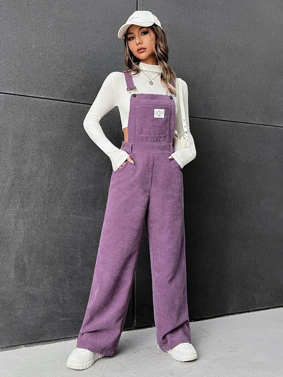 Overall denim