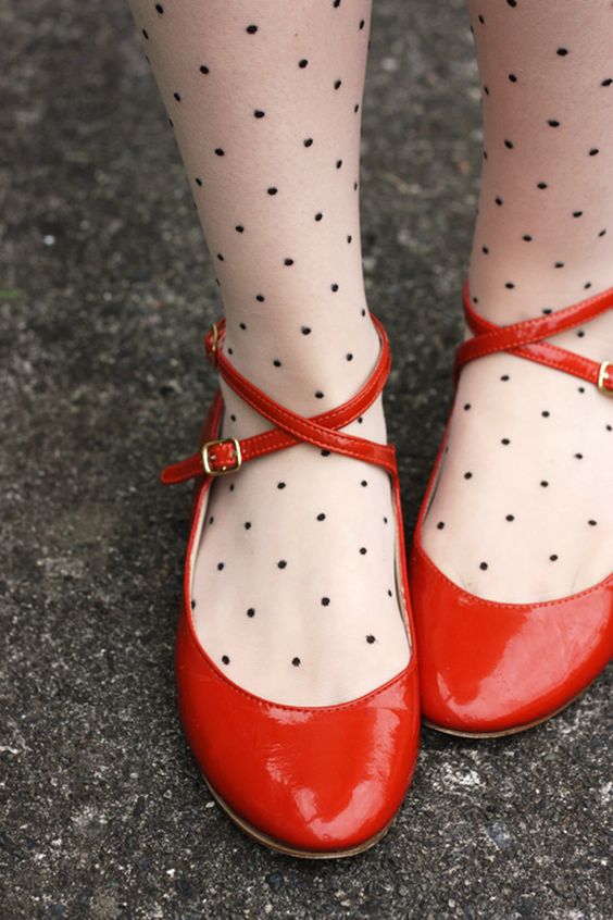 Ballet pumps merah