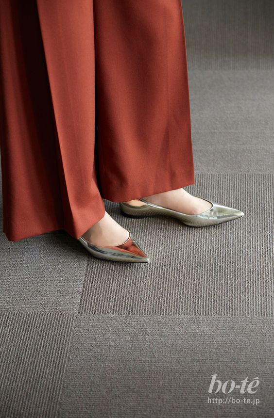 Ballet pumps dengan celana kulot