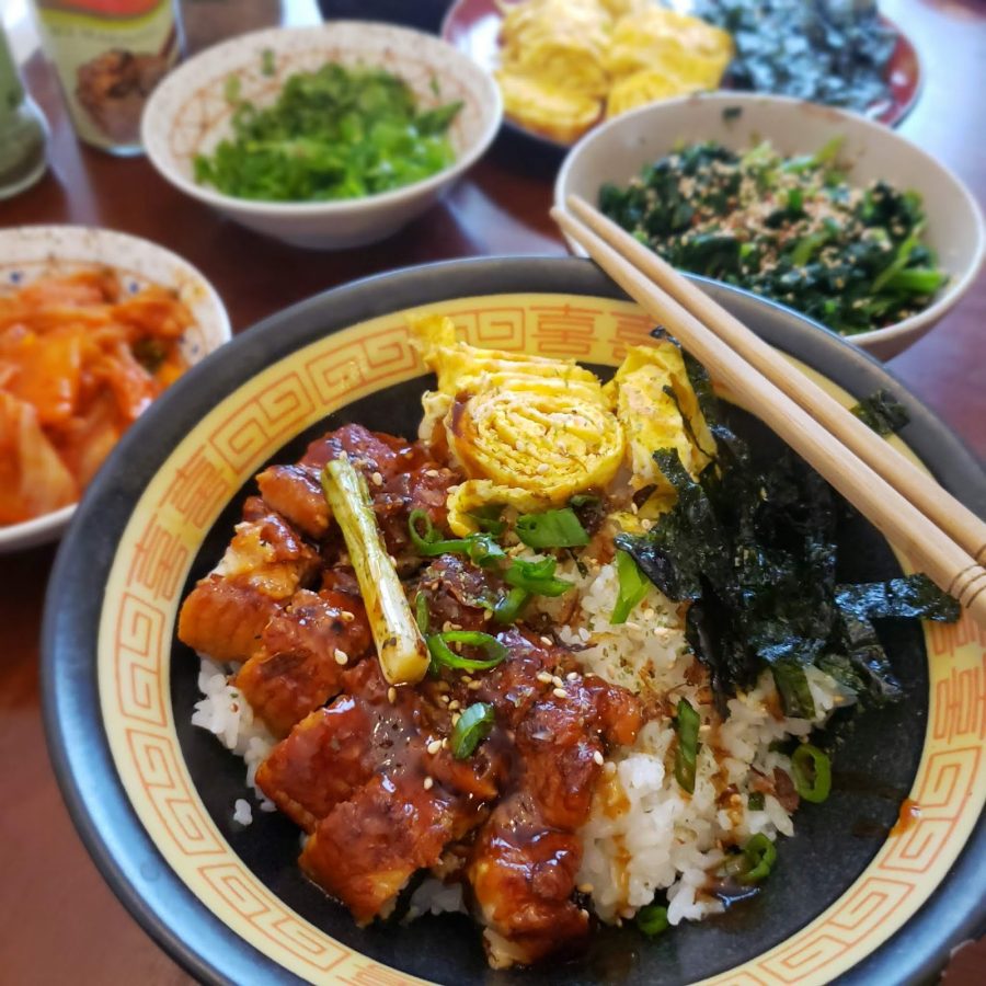 Contoh penyajian unagi