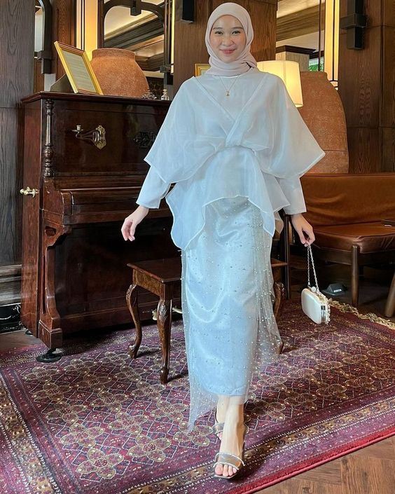 Penggunaan kain organza