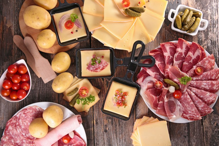 Penyajian raclette