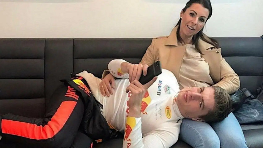 Max Verstappen dan Sophie Kumpen