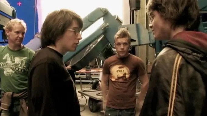 David Holmes dan Daniel Radcliffe. Credit: Warner Bros
