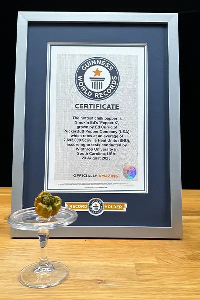 Pepper X. Credit image: Guinness World Records