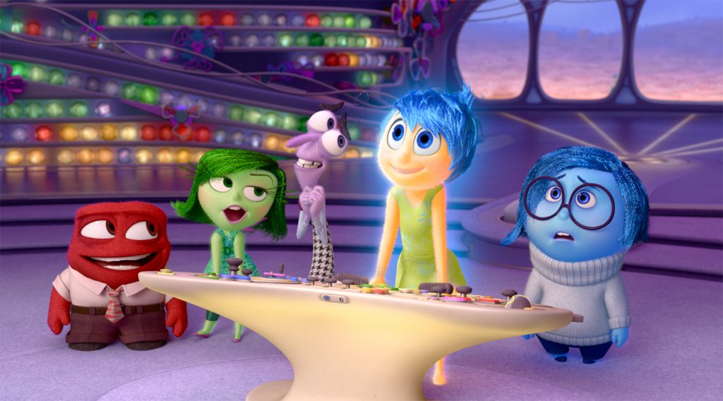 Karakter emosi di film Inside Out. Foto: Pixar