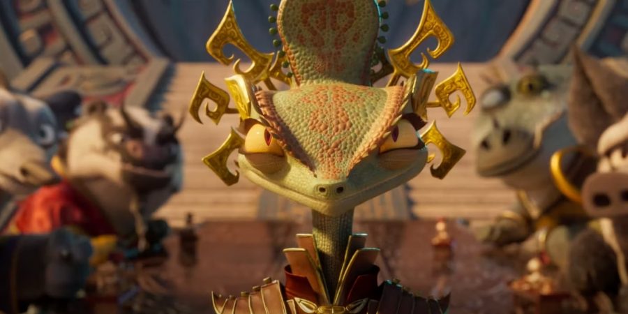 Chameleon di Kung Fu Panda 4.