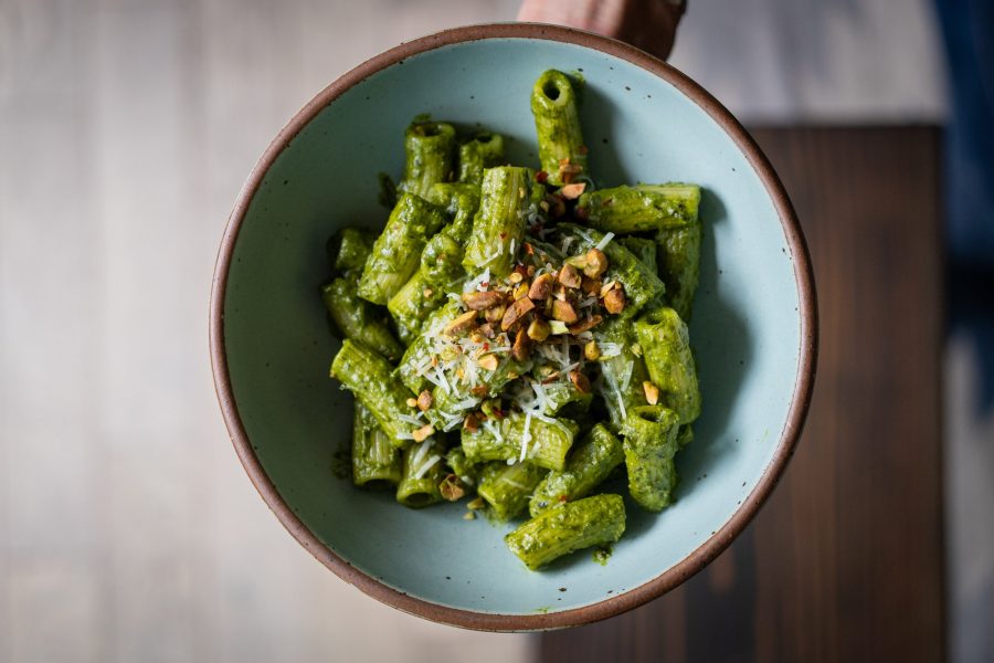 Pesto Kale dan Basil