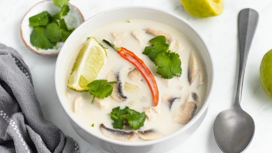 Tom Kha Het Thailand