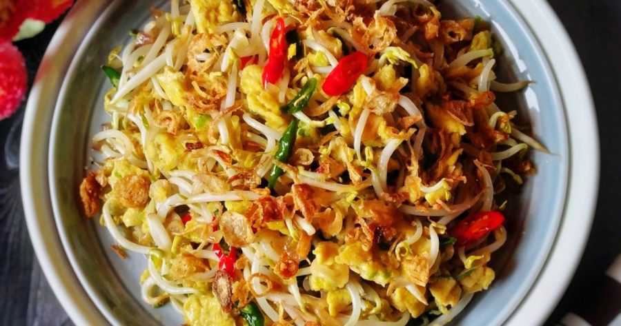 Tumis Tauge Telur