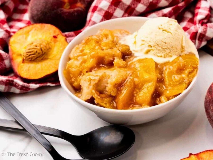 Dessert Buah Persik